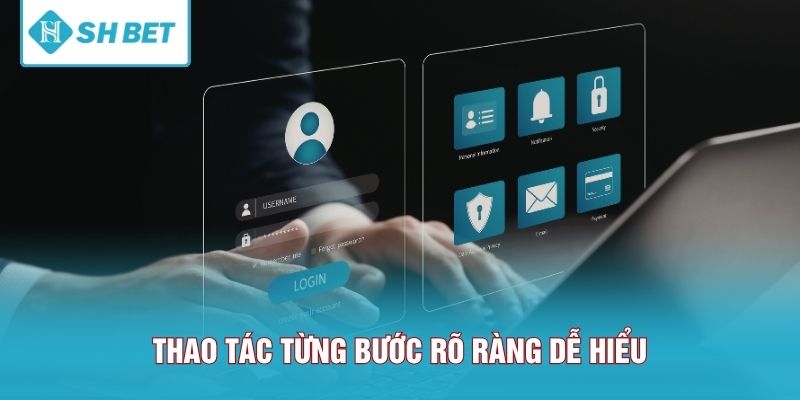 Thao tác từng bước rõ ràng dễ hiểu