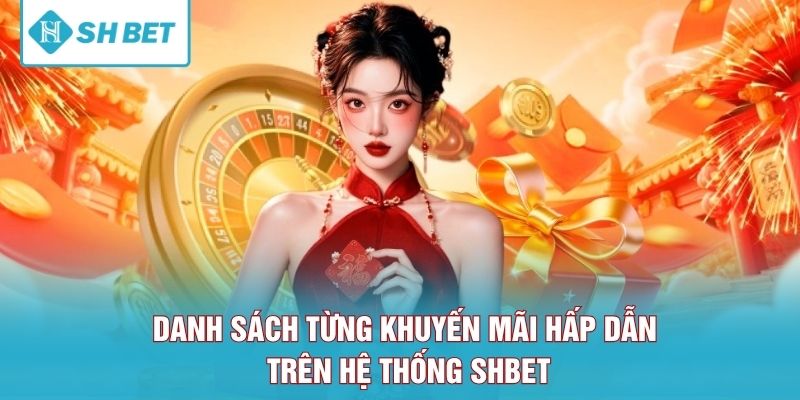Danh sách từng khuyến mãi hấp dẫn trên hệ thống SHBET