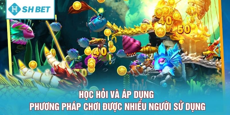 Học hỏi và áp dụng phương pháp chơi được nhiều người sử dụng