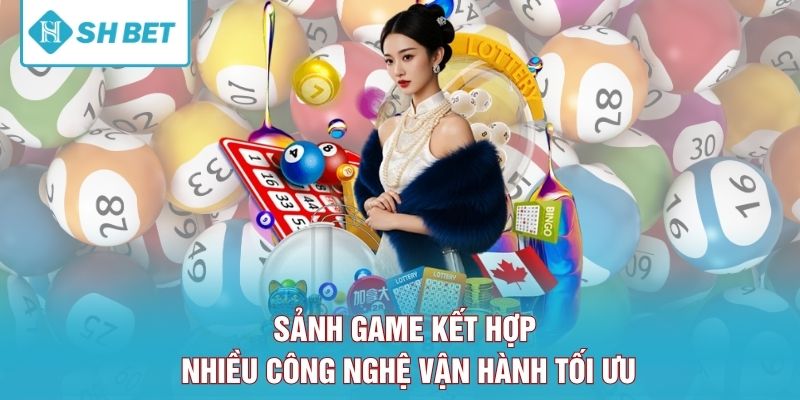 Sảnh game kết hợp nhiều công nghệ vận hành tối ưu